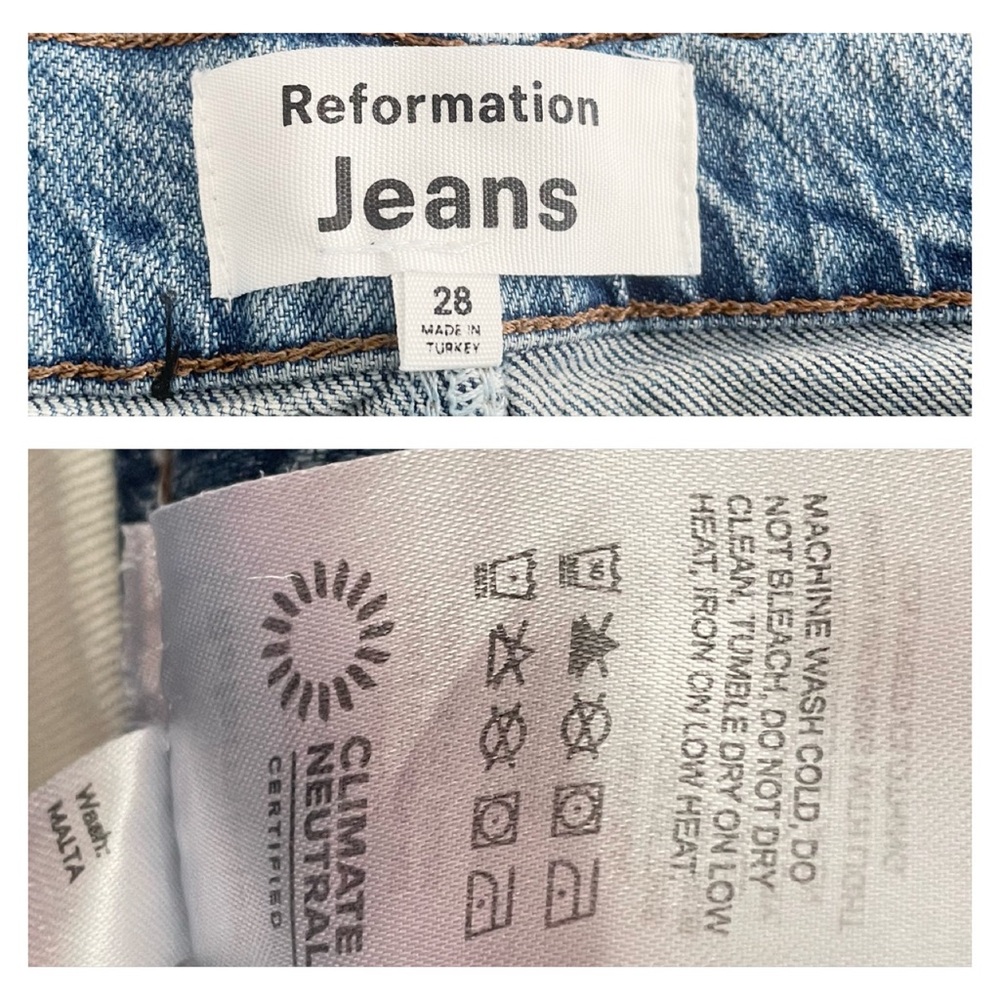 Reformation Peyton High Rise Bootcut Jeans size 28 - Picture 16 of 16